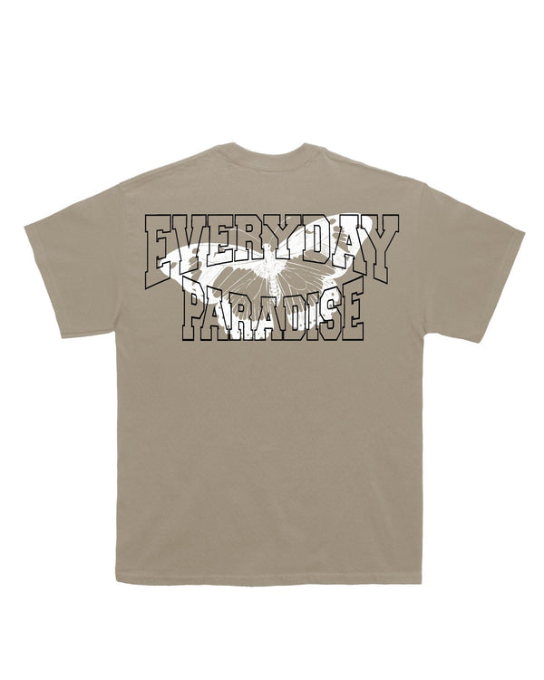 ESSENTIAL 🦋 PARADISE , BEIGE T-SHIRT